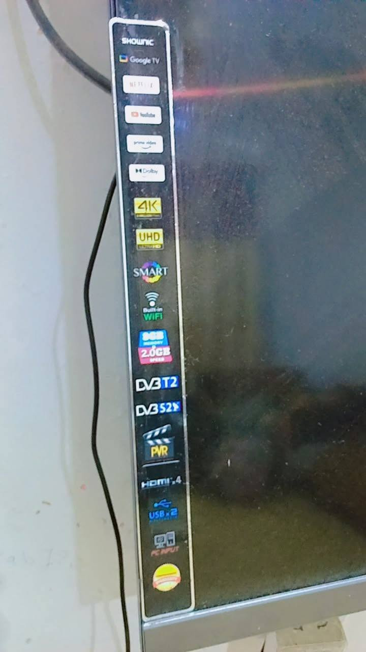 السلام عليكم شاشه شونيك ٦٥ بوصه ٢٠٢٥ للبيع فول HD فول مواصفات نظام Google TV انترنت كامل حاكيه من الريمونت للبحث سعرها ٧٠٠ وبيها مجال للشراي مكاني بغداد دوره ابو دشير متواجد خاص و واتساب ***********
