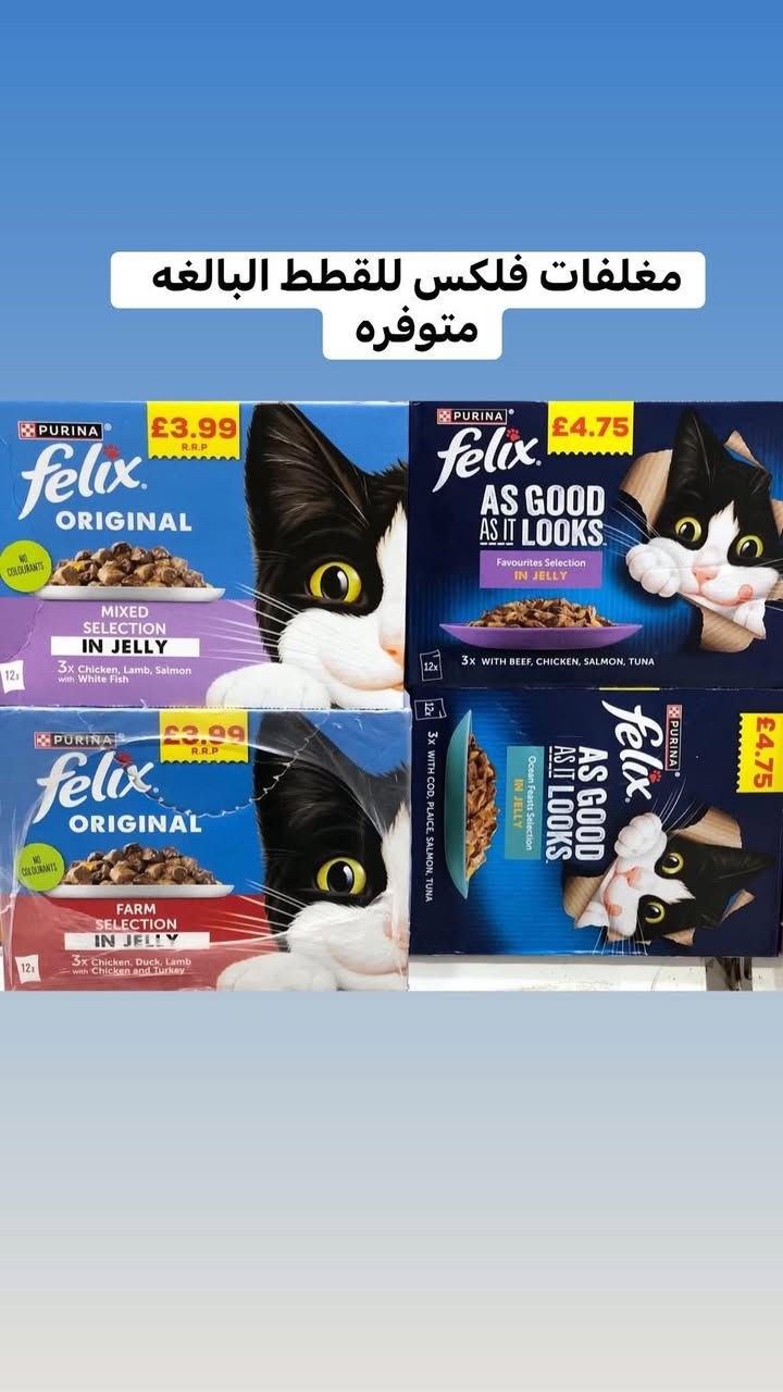 تم توفير وجبه جديده من مستلزمات القطط 🐈🐈

✨رمل 10 لتر 
ب 10  

✨رمل 5 لتر
 ب5  

♈️مولي 
كيس كيلوين ب15 

♈️جوسيرا
كيس كيلوين ب15الف 

مشربة
 ماء وطعام للقطط ب 10 
 
🍂داري مولي  وجوسيرا وزن. الكيلو ب 7 

دراي فود رفلكس 
وزن كيلو ب 5الاف
كيلوين ب10 
كبار أو صغار 
يوجد مغلف كيلوين ب 10الاف فقط 
مغلفات 
 مغلفات ويسكاس وفلكس
4ب5
 المغلف بالف وربع
متوفر مغلفات المغلف بالف 

🐱معلبات 
المعلب الواحد بالفين 
3معلبات ب 5 

🔹باكيت سناك 
ب 8  

روله شعر القطط  ب 5  

مشط قطط نوعيه اصليه 
ب5الاف فقط 

 
🟫لتر بوكس ب 10 

◼️سناك 4 قطع   بالف الباكيت بي 45قطعه ب 8 

🚕يتوفر توصيل  داخل بسمايه 
وبغداد ومحافظات.  
@إشارة
للجميع
#بغداد_بصرة_موصل_الكويت_الخليج_دبي_الأمارات_السعودية_العراق_حلوات_لبنان_سوريا_فلسطين #قطط_معقمة #كروبات #بسمايه #مولي #دراي_فود #اكسبلورر_فلو_ايك #دلل_قطك


**إذا كنت صاحب هذا الإعلان وتريد حذفه لأي سبب، رجاءا أرسل رسالة إلى الدعم الفني**