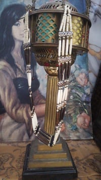 حزام عاج • قديم • فخم