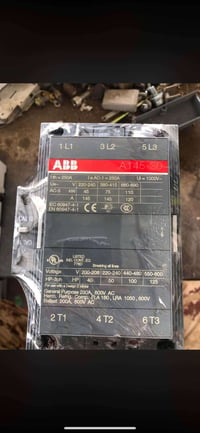 كونتكتر ABB • ايطالي اصلي • ٢٥٠ انبير