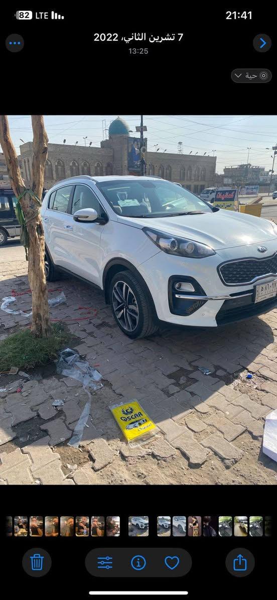 كيه سبورتج وارد خليجي مكفول ٢٠٢٠
ماشيه١٠٠ محرك٢٠٠٠
تبريد قطعتين
مري شفط
شاشه اندرويد
بصمه 
تشغيل عن بعد
دخول ذكي
كشنات جلد كهربائي
رقم بغداد 
***********
