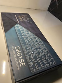 15وبلعافية🎁. ديريا كيبورد العاب DK61se، كيبورد ميكانيكي 60% RGB مع مفت...