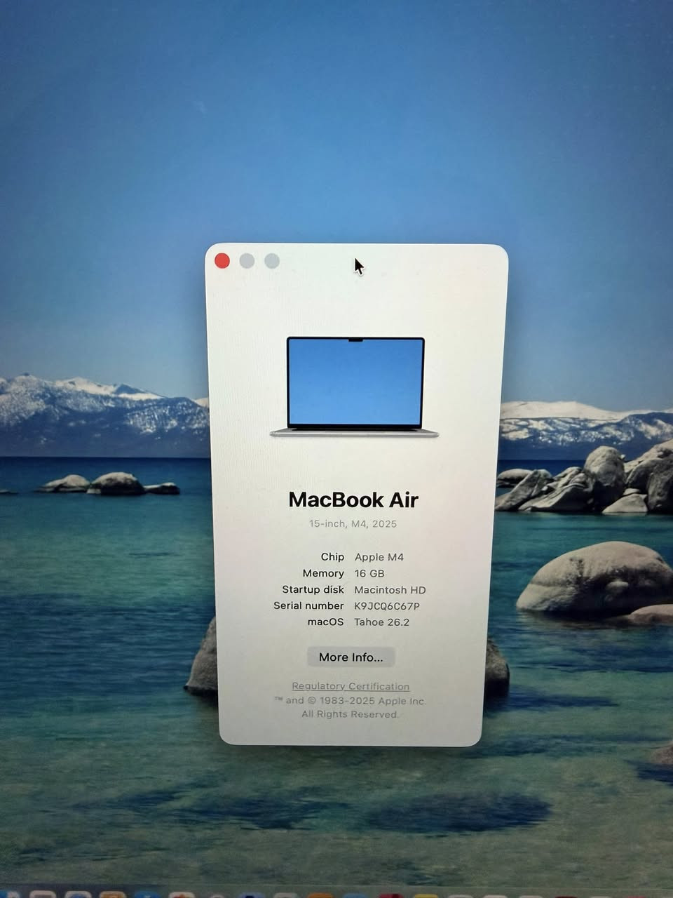 Mac Book Air M4   2025   سعر   1700 دولار
مستعمل  3  اشهر


**إذا كنت صاحب هذا الإعلان وتريد حذفه لأي سبب، رجاءا أرسل رسالة إلى الدعم الفني**