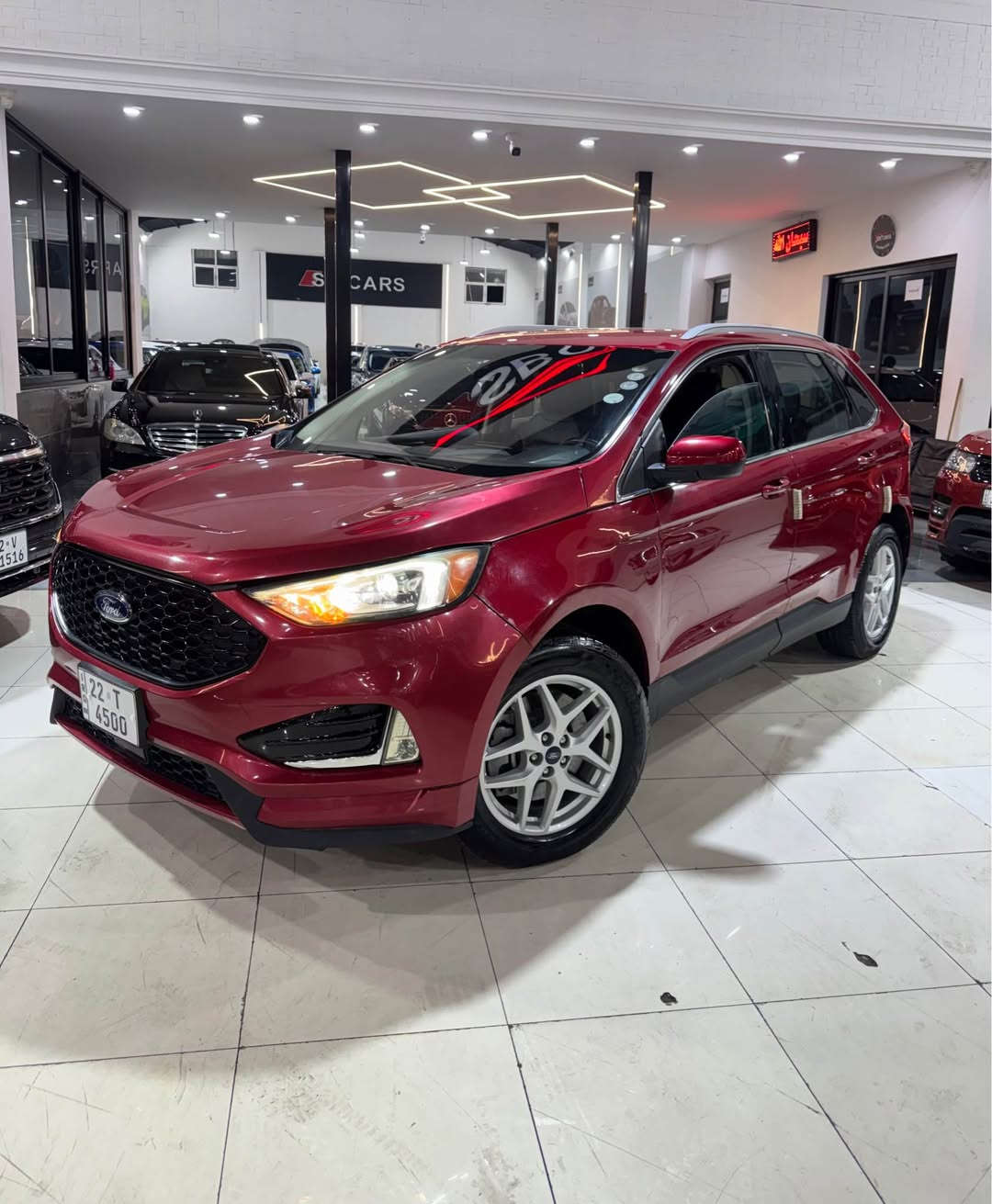 Ford edge SEL 2021

قطعة وحده صبغ بونيد وشويه تعديل بل جاملغ 
ايرباك ستيرن و تكمة 

فول مواصفات  عدا بنوراما
كشن كهربائي مقعدين
كشن جلد 
كشن تدفئه 
ستيرن هيتر 
رادار مسار 
رادار انذار امامي و خلفي
لايت و بكلايت زينون و ليد 
فور ويل + سحب عربانه 
شاشة جبيرة
 
دينار واحد متصرف عليه 
رقم اربيل 
١٤٠$

*********** أربيل, العراق
