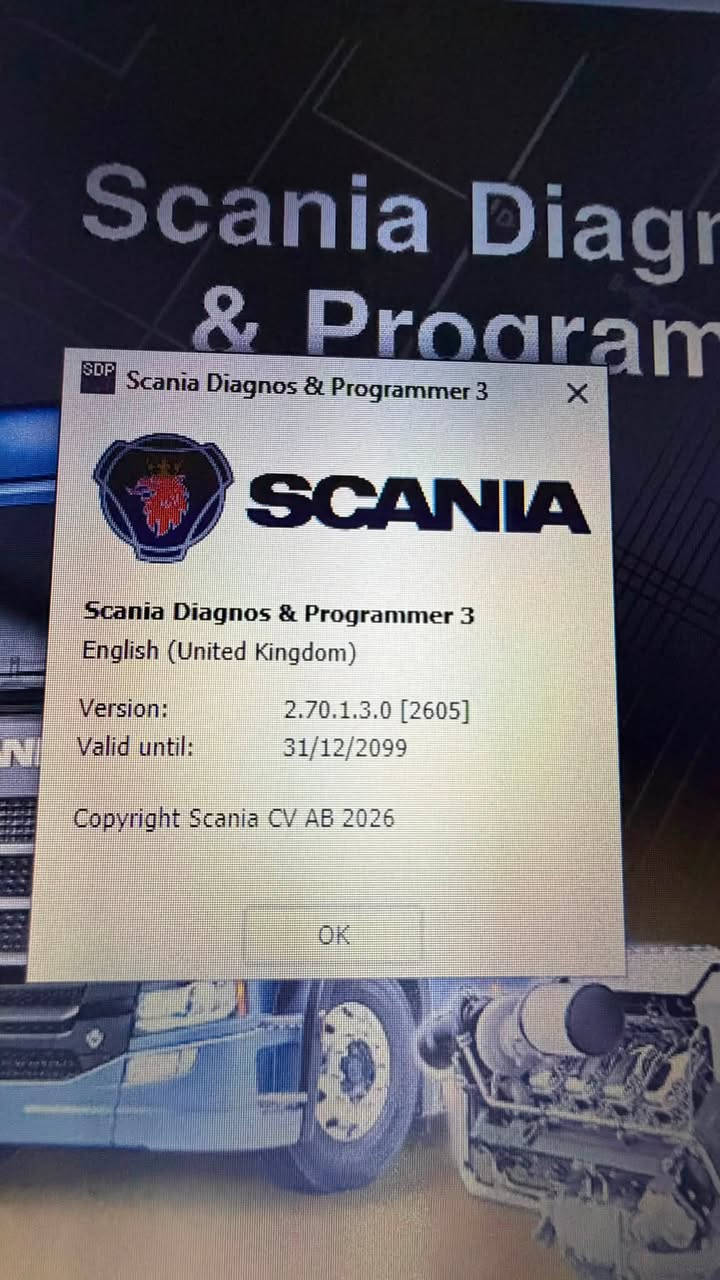 هل أنت مستعد للانتقال بمستوى تشخيص وصيانة محركات سكانيا إلى آفاق جديدة؟ 🚀 نقدم لك الآن أحدث إصدار من برنامج
 Scania SDP3 (V2.70.1) لعام 2026! هذا الإصدار يمنحك وصولاً غير مسبوق إلى أعمق تفاصيل محركات سكانيا، مع ميزات محسّنة للتشخيص، البرمجة، وتحديث وحدات التحكم الإلكترونية (ECU). كن السبّاق في ورشتك، وامتلك أداة الخبراء الحقيقية.

ميزات الإصدار الجديد:

 • دعم أحدث الموديلات: توافق كامل مع جميع شاحنات ومحركات سكانيا 2026 وما قبلها.
 • تشخيص أسرع وأدق: خوارزميات محسّنة لتحديد الأعطال المعقدة.
 • واجهة مستخدم مطورة: سهولة أكبر في الاستخدام والوصول للمعلومات.
 • تحديثات برمجية شاملة: لضمان أعلى كفاءة وأقل استهلاك للوقود.

لا تفوت فرصة امتلاك أداة المستقبل، اطلب نسختك الآن! [***********] أو أرسل رسالة [.   wa.me/9647801000860]

برنامج Scania SDP3 V2.70.1 

#ScaniaSDP3_2026 #برنامج_فحص_سكانيا #أحدث_إصدار #تشخيص_محركات #سكانيا_العراق #صيانة_احترافية #ورش_سكانيا #تحديث_برمجي #SDP3
#ET
#est
#perkins
#Caterpillar
