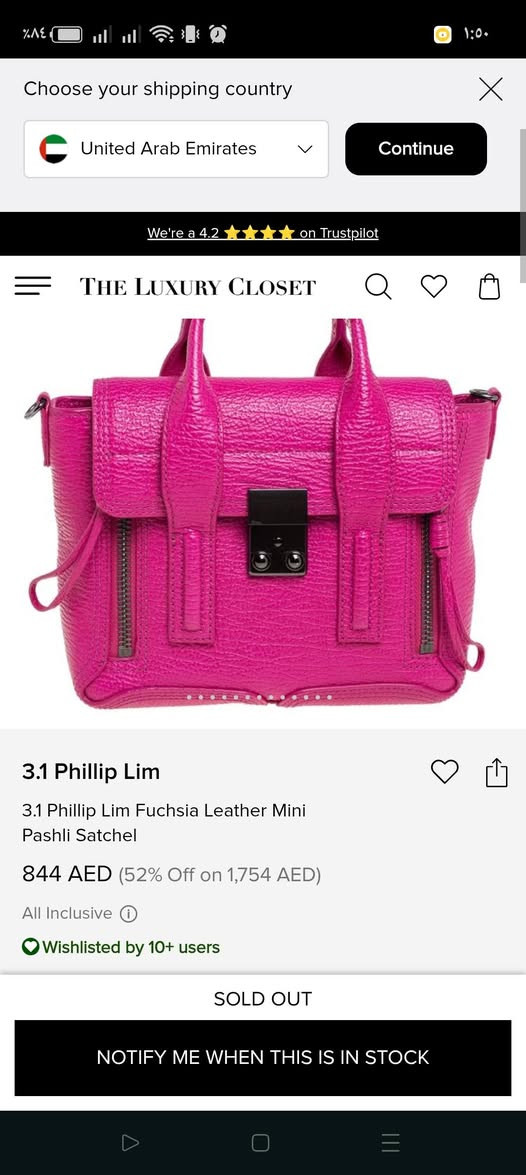 هذه حقيبة يد من طراز "باشلي" (Pashli Mini Satchel) بلون الفوشيا الزاهي من  ماركه 
فيليب ليم.
 قطعه راقيه


**إذا كنت صاحب هذا الإعلان وتريد حذفه لأي سبب، رجاءا أرسل رسالة إلى الدعم الفني**