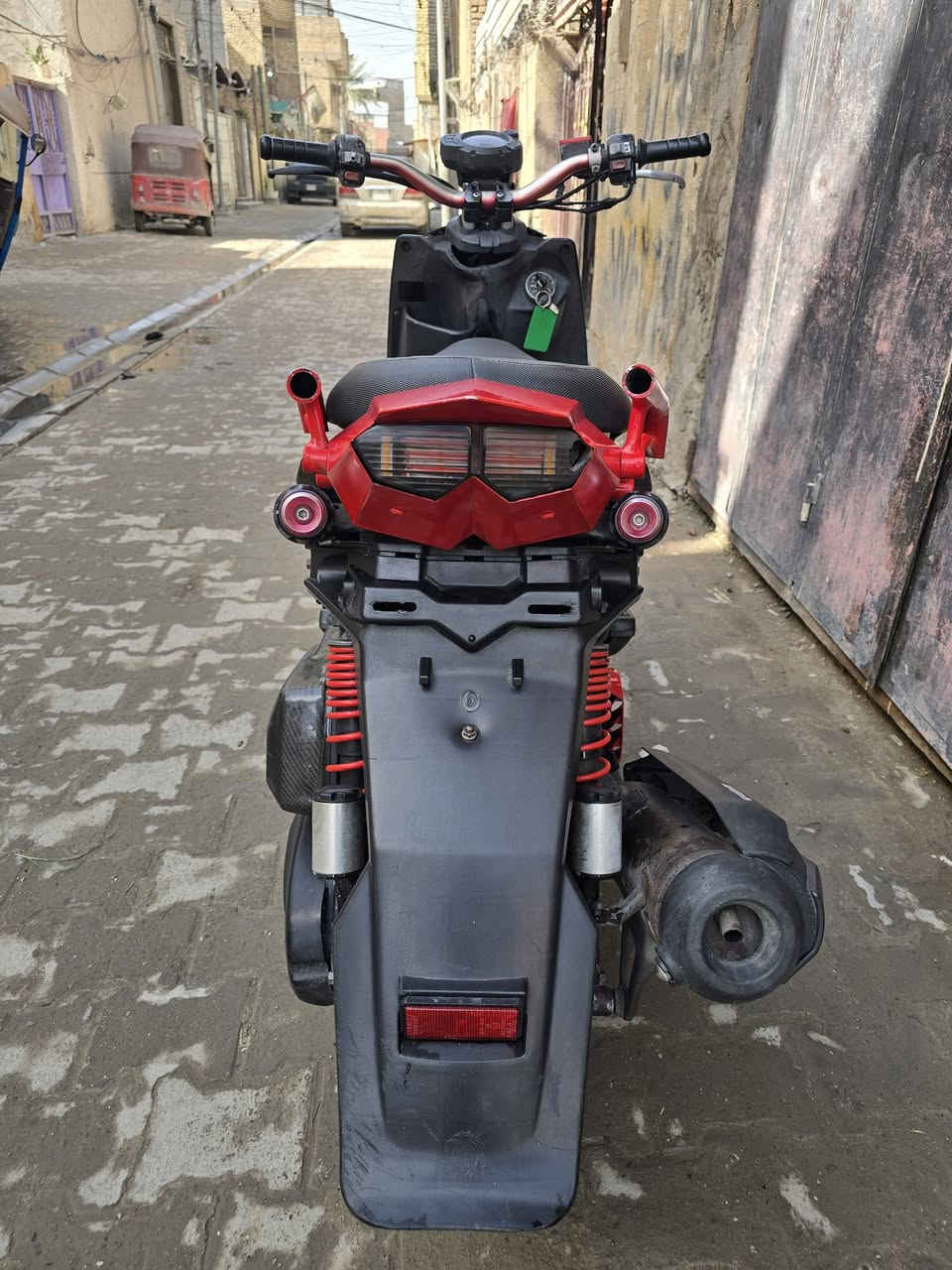 سلام عليكم سكنز جبلي 2017 رمبة مكفولة كفاله عامة
دراجة بيهة هواي غراض اصلي 
ستيرن كرزي ابو الارقام 
لقم ستيرن اصلي 
طرر كرزي اصلي 
جاملغ امامي الياف كاربون 
قبق شوتة الياف كاربون فايبر 
ذيل رياضي حديد اصلي 
درع مازدات حديد اصلي 
سبايدر قطعتين حديد اصلي 
دراجة بيهة ضربة بصيطة ومكحلة وموضحة بل صور بل كرن مال بجم اجتي من رمبة هيج 
عنوان بغداد الشعلة 
للاستفسار  ***********
واتساب وفيس وتصال ماعندك رصيد رمشلي اخابرك 😅
