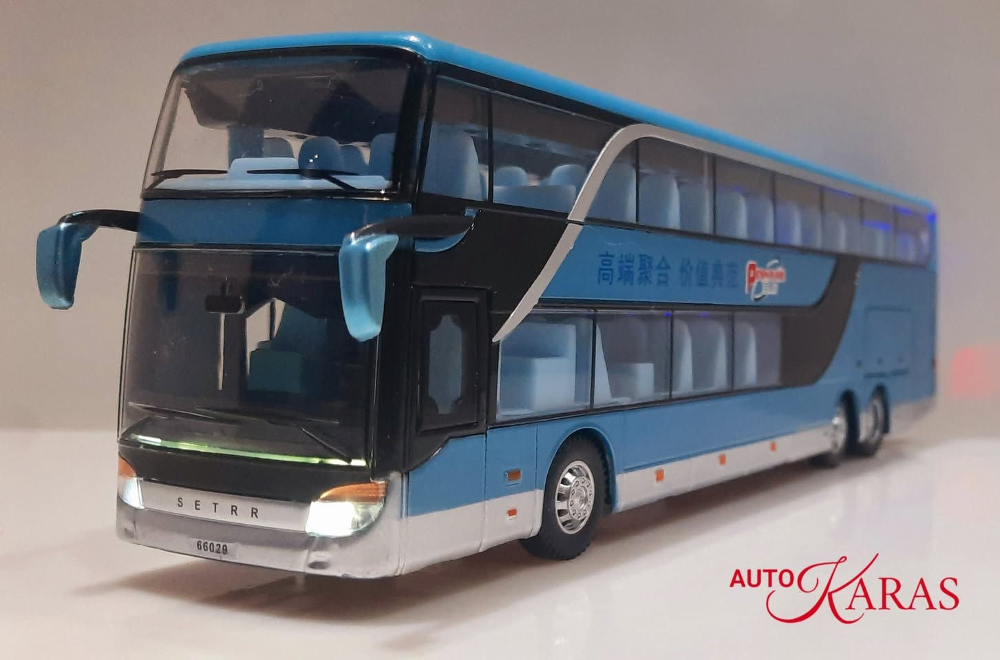 ✅️  متاح              BUS

ماكيت خامة معدن ممتازة 
فتح أبواب جانبية وخلفية
إضائة فوانيس أمامية وخلفية 
إضائة الكابينة من الداخل
 صوت موتور 
صوت لوك عند فتح ألابواب
كاوتش متحرك 
مقاس  24  cm

#AUTOKARAS 

https://www.facebook.com/share/1H48MeTJXa/
👈 متاح موديلات بمقاسات وأسعار مختلفة


**إذا كنت صاحب هذا الإعلان وتريد حذفه لأي سبب، رجاءا أرسل رسالة إلى الدعم الفني**