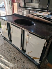 كاونتر سنكي مرمر • مستعمل شهر • حي العسكري لعابد