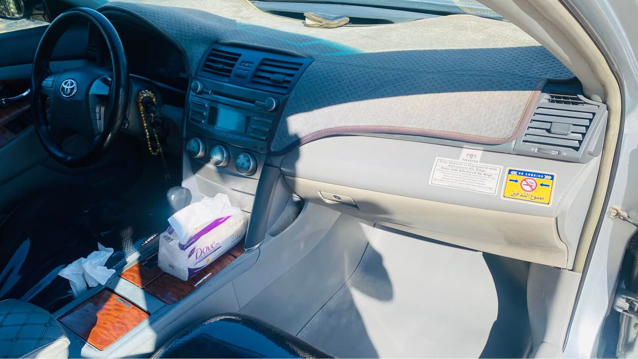 السلام عليكم كامري ٢٠٠٧خليجي. مصبوغه عام  وبيه ضربة بسيطة جمالق الخلفي جهدت سايق مكاني البصرة كرمة علي  ‭٠٧٧٤ ٨١٧ ٢٤٠٢‬ السعر ٨٤ البصرة, العراق
