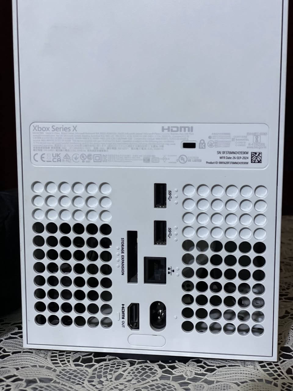 السلام عليكم للبيع سيريس اكس 1T ديجيتال كامل ملحقات وكارتونة الجهاز كلش نظيف واستخدام قليل اخو الجديد انتاج 2024 شهر التاسع تاريخ الشراء 2025 شهر الثامن استخدمتة شهرين وتركتة لعدم التفرغ  
السعر 650 الف وبي مجال 
العنوان بغداد البياع 

رقم ***********
