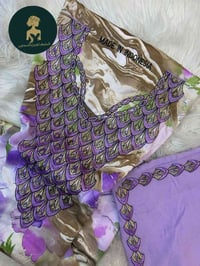 الملكه فيروزه • حرير اندنوسي خام • ٤ متر