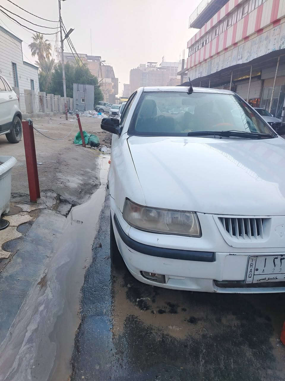 سمند للبيع موديل 10 رقم قادسيه سنويه ل٢٧ كير ومكينه فرنسي تبريد ثلج كشنات ملكه منضومه زنون مداور ثاني يوم مكان سياره نجف حي ميسان رقم وره ضايع وبيها رشات صبغ السعر ٢٧ تصال علئ الرقم ***********
