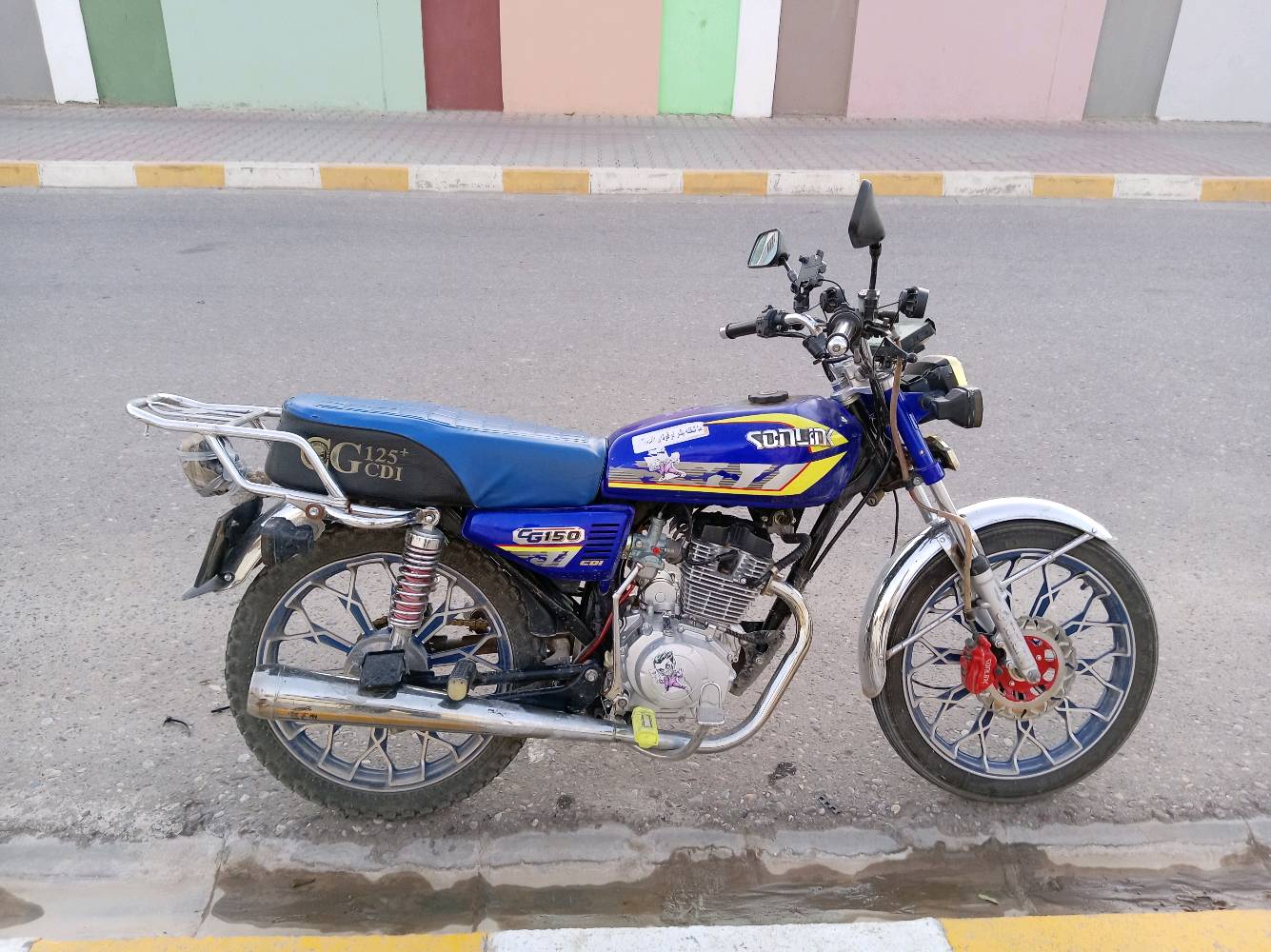 موطور إيراني سيفان ٢٠٢٤ نظيف بلادي كلشيء ما ناقصه محرك ما مفتوح مكينة ناعمة السعر ٦٠٠ الف دينار قفل قفل