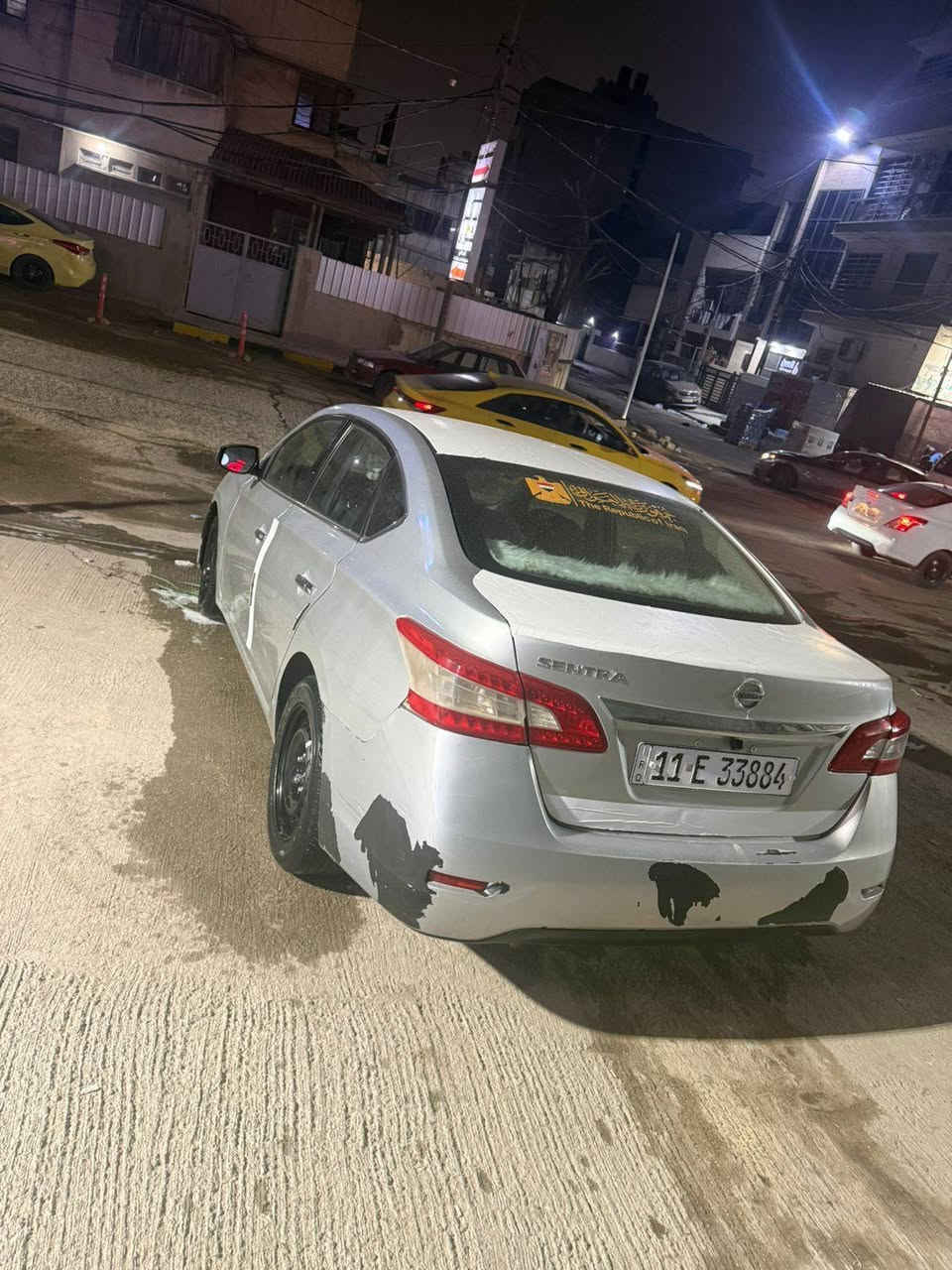 سلام عليكم نيسان سنترا ٢٠١٥ حادثها حوض ومسحوب بدون كص وحار بدون صبغ بيها بارد وبيها خربطة بلنمر دعاميات يرادلهم صبغ مكشرات مكينة مكفولة بسمي سيارة صدر نضيف تايرات نضيفه *********** مكاني كرادة سعرها ٨٠
