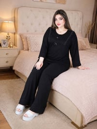 بجامة • اسود تركي • مقاسات ٣x-٦x