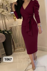 فستان • كريب سكوبا • مقاسات ٣٨-٤٤