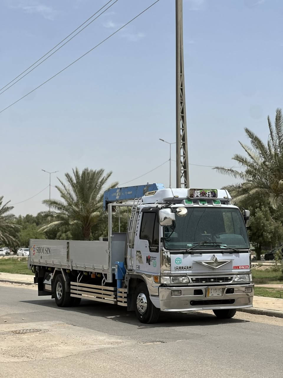 السلام عليكم
لبيع هينو انكر مديل 97كرين 3سلايت 
مكينه 80سوبر 
رقم بغداد 
لاستفسار الرقم ***********:

‭0781 098 7634‬
