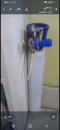 قنينة اوكسجين • جديدة • معدات طبية