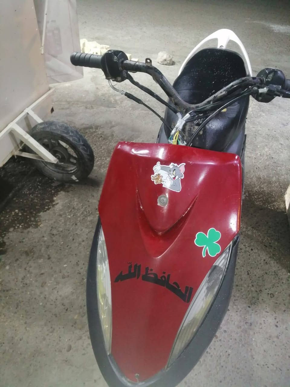 سلام عليكم دراجه ماكس عدله مال لعب دراجه بيه تزويد صدر رياضي وياله مشيف رياضي قبق فلاوين رياضي وصالنصه صجميه M اصليه دراجه شلعه ومعدل بصمه سلف دراجه بوشه 55 بس بيه خيط تبخير قليل سعر 350 قفل مكان بغداد الدوره ***********
