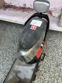 دراجه شحن ريان صارلها شهر عدي جديده لوك مطالع بيها بيها يمكن ست مرات م...