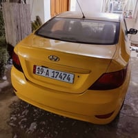 اكسنت موديل 2012خليج مكينه 1600بيه بس قبق جنطه ولباقي مكفول سياره بسمي...