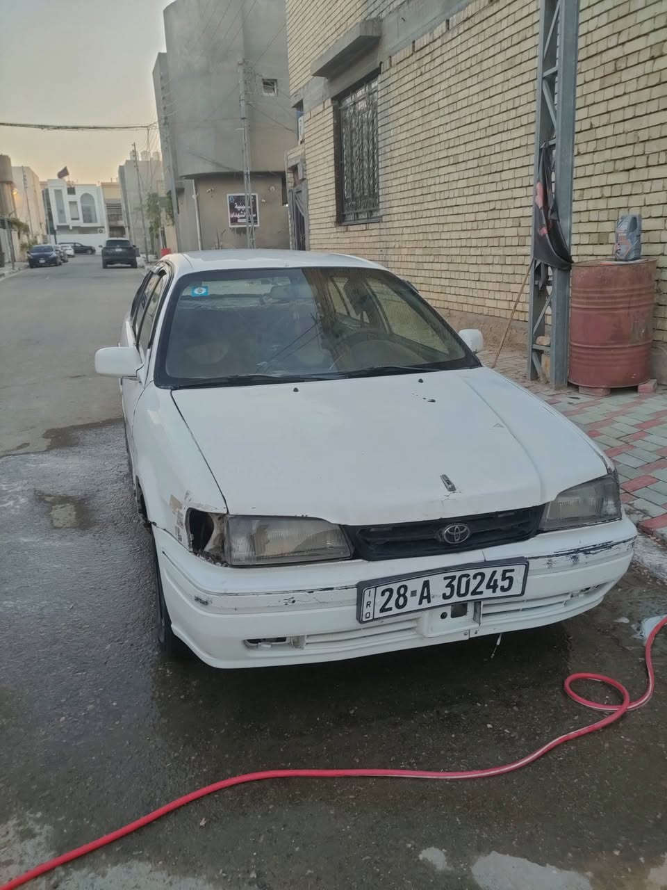سلام عليكم 
تيوتا كورلا 1998 رقم نجف انكليزي سنويه لل2029  شكل مثل مموضح بصوره نقوصاتها حداديه اماميه واشر قبق ولفات وانطيك اني قبق ولفات ويا مال تفصيخ بس عليك الشد وجوزه سويج مسويه جطل لان صار عطل عندي بلكهربائيات جام كله ينزل ما عده وحده مكانها كربلاء حي الصناعي صاحبها موجود جيرانه باي وقت تريد تحول يحولك واني ادليك بي وانطيك رقمه مصفره غرامات  سعر 23 ورقه وبيها مجال قليل حك الجيه رقمي ***********
