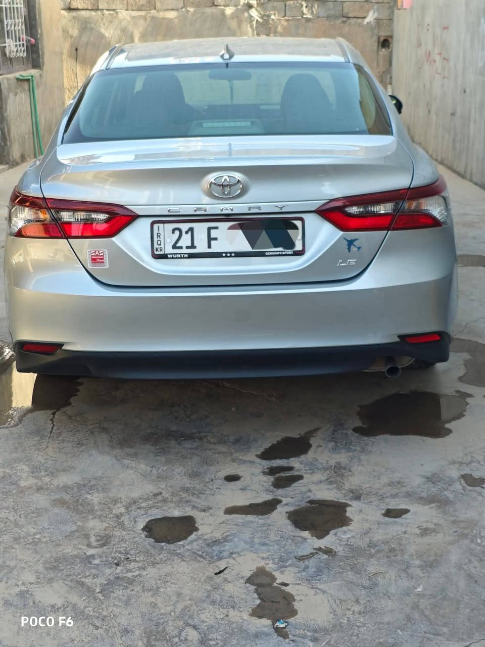 السلام عليكم
تيوتا كامري2023 
LE
مواصفات 
شفتات بل ستيرن 
كشن كهرباء 
شاشه كاربلي لمس
رادارات اماميه
تحديد مسار
بعد هواي مواصفات 
لون سلفر
رقم سليمانية تسجيل جديد
بشرط تحويل او وكالة 
ماشيه 55 km
كير محرك شرط
الضرر/فقط نص بونيد وربع صندوق كلير أمريكا بدون شواصي بدون دواخل

السياره احسن من الصور 

مكاني / خانقين  
السعر 208$ وبيه مجال قليل 
الاستفسار
***********
متواجد خاص
