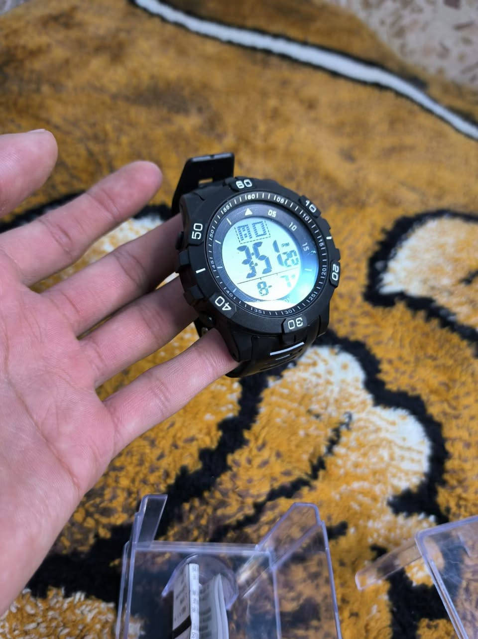 ساعه رياضيه ضد الماء جديده وشغاله مختومه بيها هواي مودات سعرها 5


**إذا كنت صاحب هذا الإعلان وتريد حذفه لأي سبب، رجاءا أرسل رسالة إلى الدعم الفني**