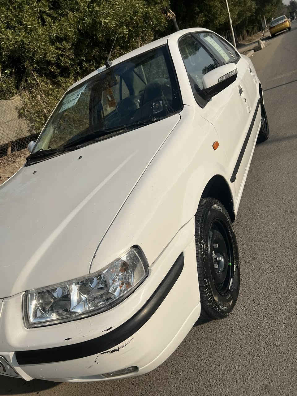 سلام عليكم
سمند2010
سياره بيها بنيد مبدل و صبغ هلالات فقط لباقي كفاله تخم تاير  جديد تبريد كير مكينه باتري جديد تخم تيرات جدد 
داخلها لوك
شاشه وكامره مشدوده
لايت عالي زنون اصلي
اكو فيدو لسياره بلمنشور 
سياره مشروع وطني رقم بغداد نكليزي
السعر 41وبيها مجال
التصال ***********
مكاني بغداد جديده شارع المسبح
