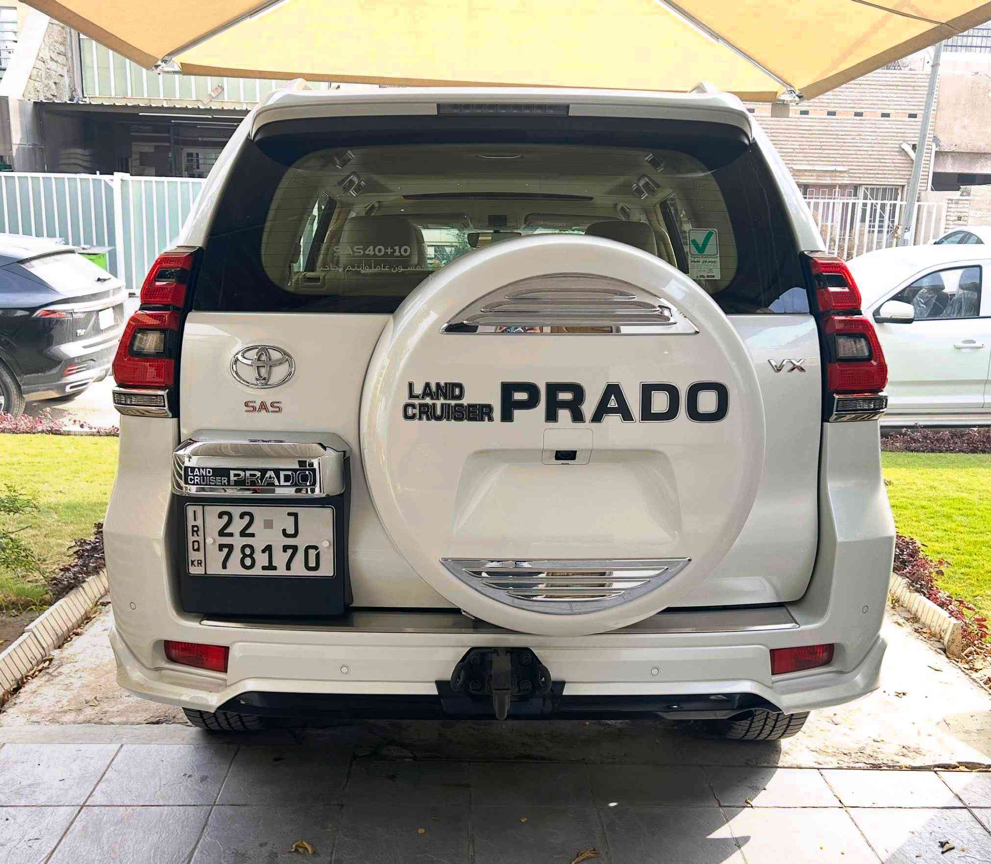 لاند كروز برادو باب اول VX
2023
بضمان شركه سردار - وضع
الشركة
الممشى: 25,400 كم •
اللون: أبيض •
الرقم: أربيل
المحرك: 6 سلندر - 000
:المواصفات
سقف .
•كاميرات 360 .
بصمة + تشغيل عن بُعد .
دخول ذكي (3 أبواب) •
كشنات جلد (تدفئة + تبريد) •
شفتات ستيرن •
مقاعد أمامية وخلفية كهرباء .
سستم صوت B
ثلاجة .
زراك لايتات .
دشبول لكزس ليزري • هوك خلفي .
دبل ماوس .
نظام زحف (دبل خفيف / ثقيل) .
ستيرن وداخل مطعّم خشب .
8:55
Description
:أنظمة القيادة
Eco / Normal / Sport
السياره فول ومابيهه اي نقص 
السعر : 56000$ 
*********** للتواصل واتساب
