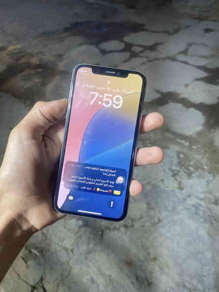 جهاز لبيع ايفون اكس عادي. ذاكره 64 بطاريه ٦٩ الجهاز ابلادي كلشي مامبدل بي. المشاكل الي بي  البلاتوث ميشتغل فطر بل ضهر ماماثر الاقطه ماشتغل   من لتخابر ميسمعك والباقي كله شغال سعره ٨٠ او بي مجال مكاني بابل. المركز التواصل وتساب رقم ***********
