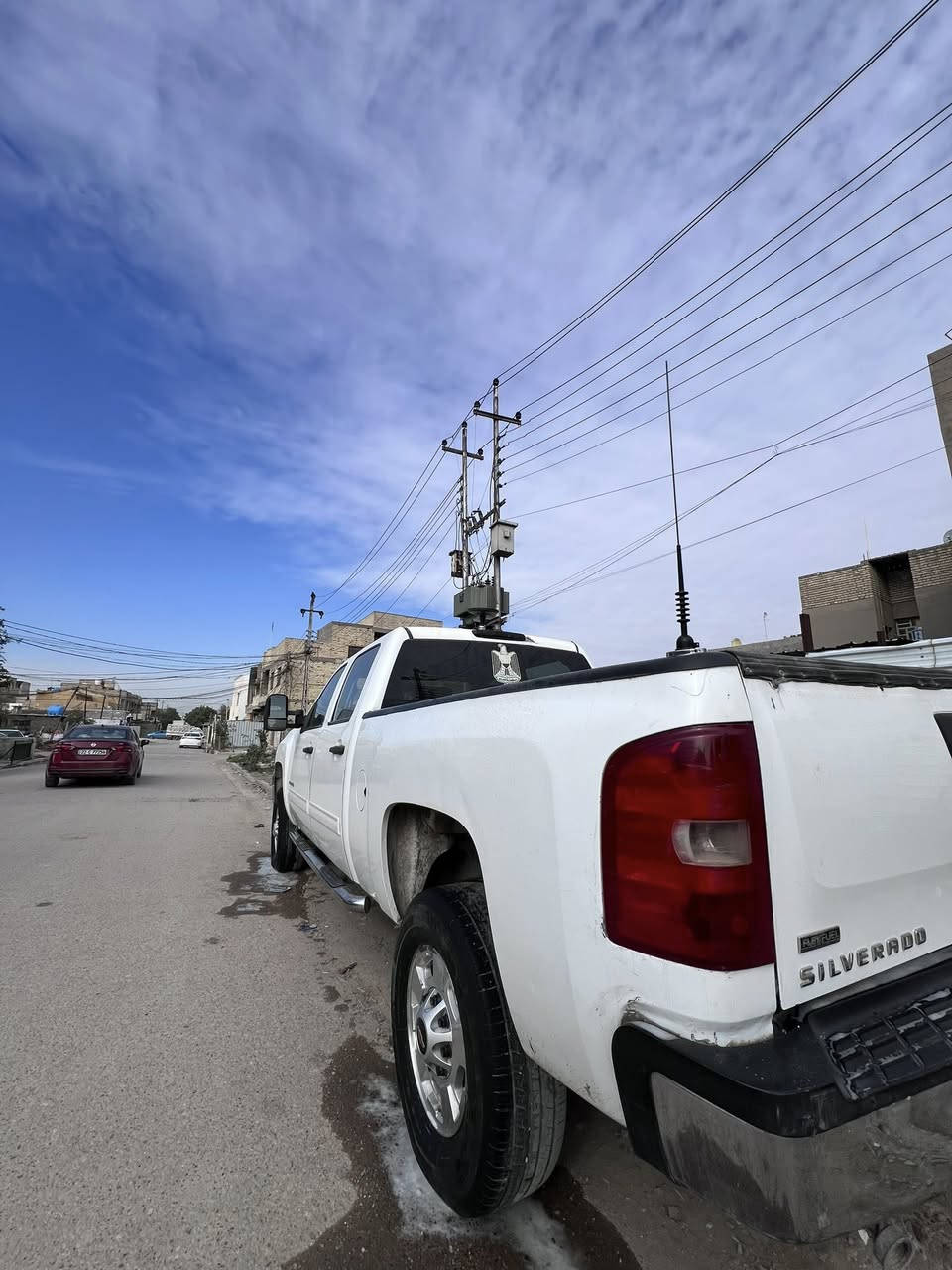 سلام عليكم شوفرليت سلفرادو موديل 2013 مكينه 8V فحل 8 براغي رقم بغداد السيارة لا تبديل ولاصبغ بيهة منظومة غاز  مكاني الدورة ابو دشير ***********
