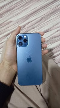 ايفون ١٢برو بطاريه٧٠ كسر بضهر  كلشي شغال بي مبدل شاشه وكاله اصليه  سعر...