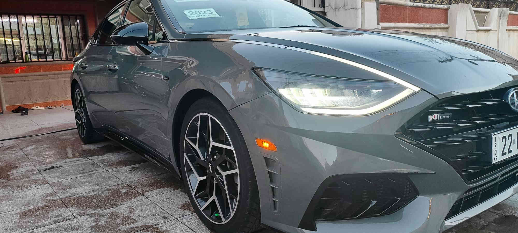 حادثه رصعه بالبنيد ومصلحه على كده وصابغين نص البنيد بدون ولا ايرباك كله بلاد بدون تبديل كلشي على بلاد جديده لوك السياره 

تفاصيل السيارة 

تبريدها بشرط ( ثلاجة ) باقصى درجات حرارة

رقم اربيل باسمي 

مواصفات السيارة ………….. فول 1/1

محرك 2500 توربو يولد 290 حصان 

گير Dct دبل كلج 8 نمر 

دفع أمامي

سقف بانوارما قطعتين 

رادار امامي و خلفي و جانبي 

مانع اصطدام امامي  

مانع اصطدام خلفي عند الرجوع 

نقاط عمياء عند تغيير المسار 

حساسات بالابواب للتنبيه عند فتح الباب و سيارة قادمة من الخلف 

شاشة كبيرة ( تختلف عن باقي الفئات ) 

تدعم الكار بلي و الاندرويد اوتو

شاشة رقمية للعدادات و الكيجات متغيرة عند تغيير نظام القيادة

4 وضعيات للقيادة 

‏Normal-costum-sport-sport plus

انارة داخلية متغيرة 7 الوان بالدشبورد و الابواب 

نظام المحافظة على المسار 

كروس ( تحكم بالسرعة )

شاحن وايرلس لاسلكي 

منافذ للشحن امامية و خلفية 

قطعتين تبريد امامي و خلفي منفصل 

12 سماعة فائقة الجودة من شركة Bose

دخول ذكي و انارة ترحيب 

قفل ذاتي عند الابتعاد 

فتح الصندوق الخلفي عند الاقتراب 

اشارات بالمرايا الجانبية 

تشغيل عن بعد 

انارة led امامية

بگ لايت خلفي led 

تدفئة ستيرن

تدفئة كشنات امامية و خلفية

كشنات حضن رياضية جلد و كنتارا 

مختمة بعلامة N Line بالكشنات و الستيرن و الگير و الاطارات و الجاملغات الامامية و الصندوق

نظام Auto Hold

نظام تنبيه اذا تحرك السير وانت بقيت واكف تنبهك

الماسحات الامامية اوتو بالمطر

ويل كب بلادي حجم 19

هاند بريك بصمة كهربائي

نظام ترحيب صوتي 

السعر  212 $$// سعر مكاني بغداد 

رقم موبايل*********** // متوفر واتساب بغداد
