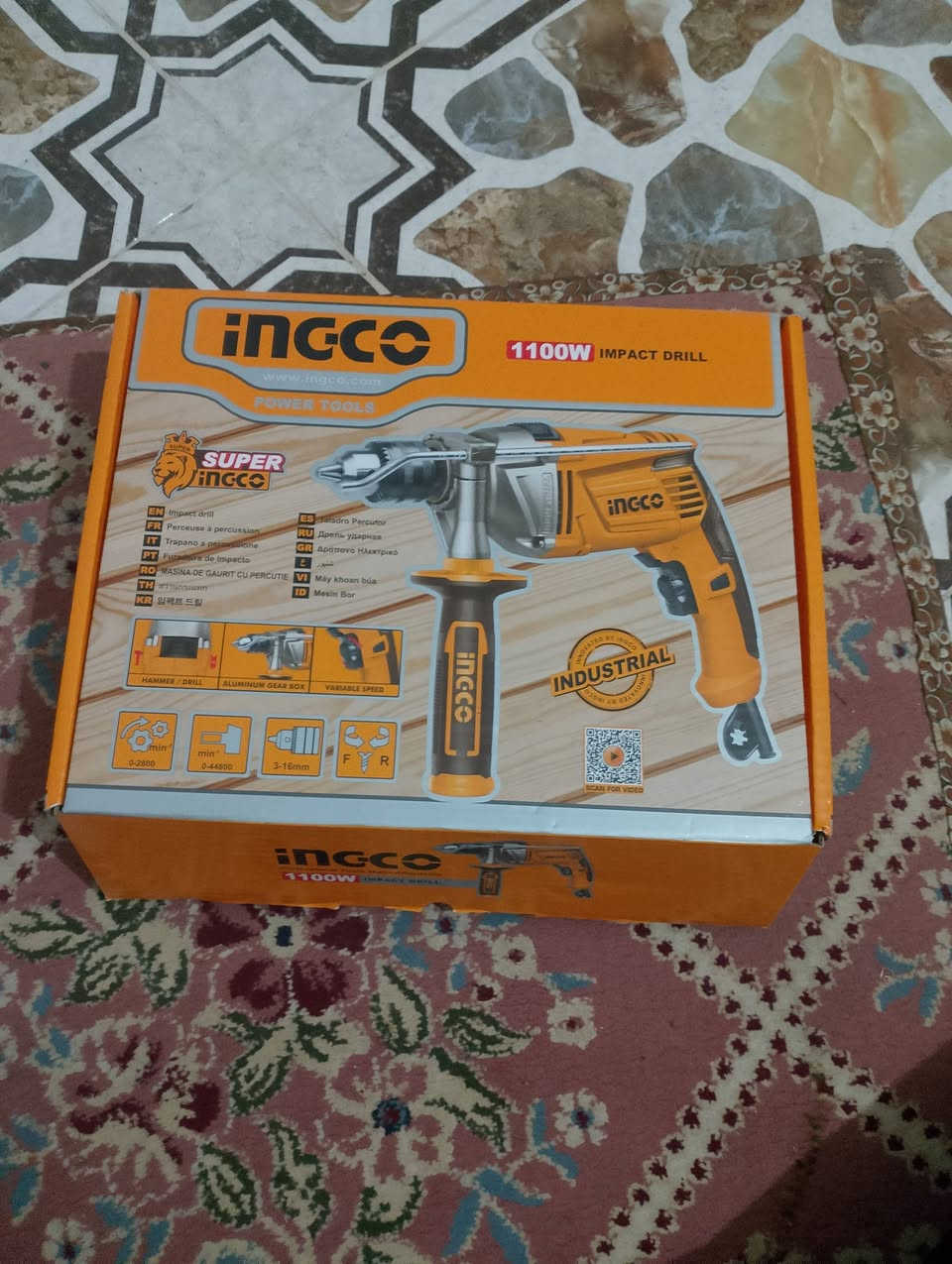 كوسره حجم كبير من شركه انجيكو جديد غير مستخدم مع كامل ملحقاتها درع ويده ومفتاح وفحمات إضافية 3000واط 230م للبيع السعر120 قفل ودريل كهربائي من شركه انجيكو 1100 واط طوبه حجم 16 م جديد بل كارتون للبيع السعر 75 مع التوصيل مجاااااني مكاني كربلاء موبايل ***********
