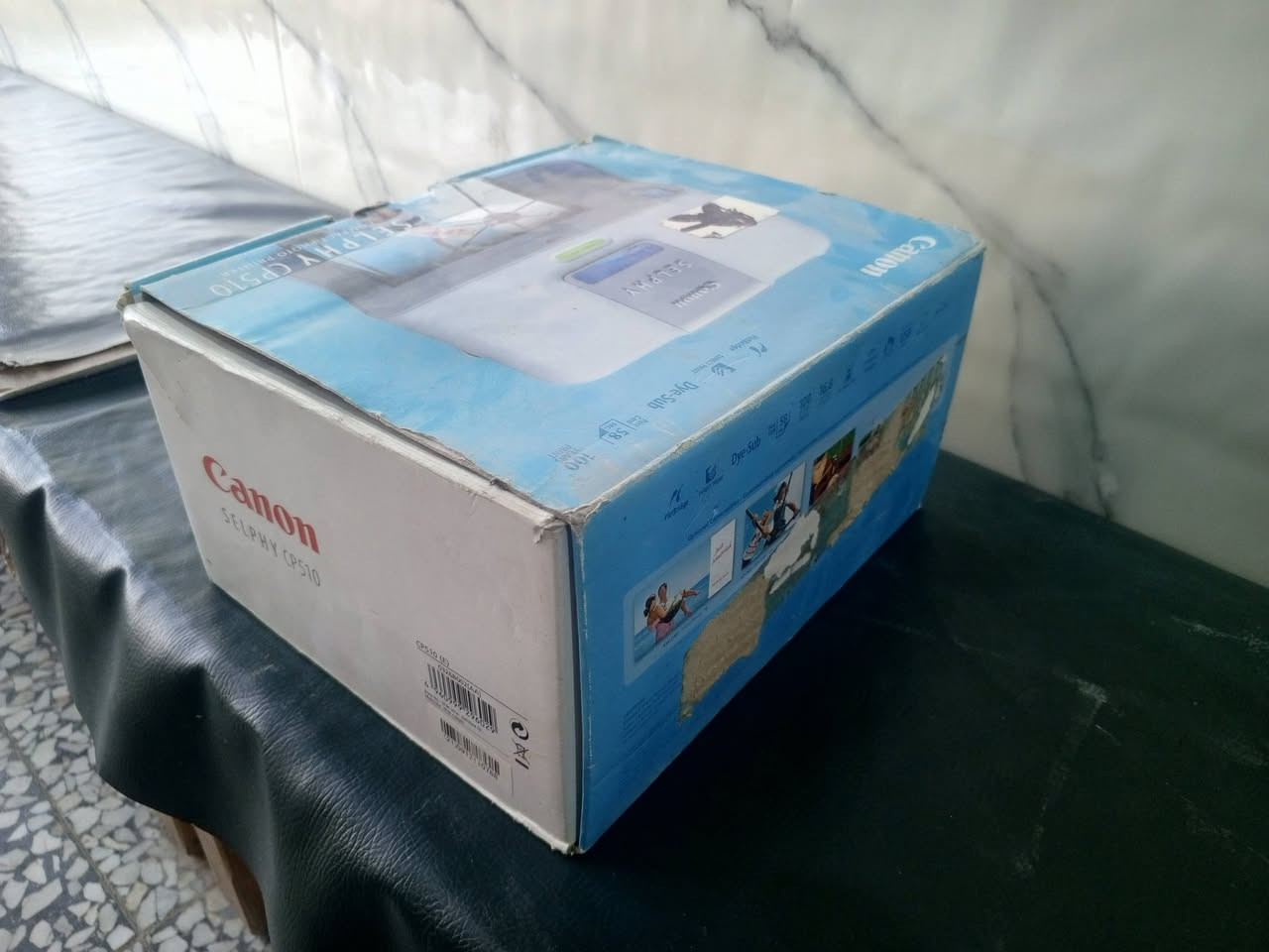 طابعة كانون سلفي cp510 جديده بالكارتون مع قرص تعريف وملحقاتها طلعت بالامزون ب ٥٠ وبيها مجال بسيط *********** متوفر توصيل ٥٠٠٠
