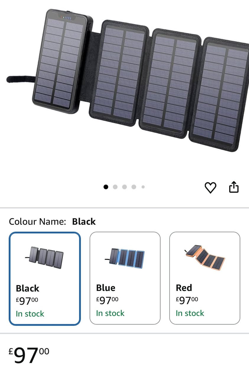 باور بنك Bower bank طاقه شمسيه
اربع الواح  
حجم 26.000mah 
يعني تشحن وترجع ليوره ومايخلص 
جديد غير مستخدم مفحوص


**إذا كنت صاحب هذا الإعلان وتريد حذفه لأي سبب، رجاءا أرسل رسالة إلى الدعم الفني**