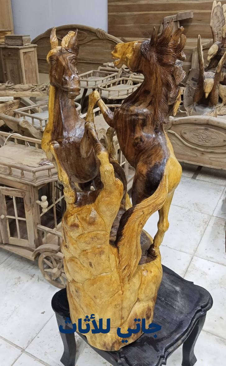 تحفيات  احصنه خشب الطبيعي نحت يدوي لطلب والاستفسار واتساب ***********
النجف الاشرف حي السلام شارع العين مقابل اسواق فد لحظة
#اثاث #طبلات #جاتي #تحفيات #واحد_عراق
