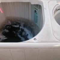 غسالة كبيرة • تغسل بطانية • نقص قبقه