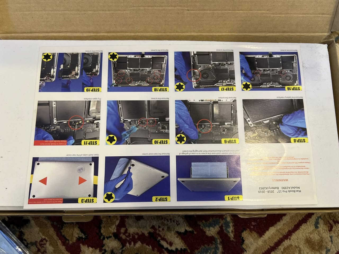 بطارية (MacBook Pro 15 (2018-2019 جديدة مع عدة التركيب
الموديل: A1953
بطارية لابتوب ماك بوك برو (15 بوصة) موديل A1953، تعمل على أجهزة عام 2018 وعام 2019.
• الحالة: جديدة تماماً وغير مستخدمة (في الكرتون).
• المميزات: تأتي مع طقم المفكات الأصلي والكامل للفك والتركيب (Pentalobe & Torx) وأداة الشفط، يعني تكدر تبدلها
نفسك.
.mAh / 84.36 Wh 7400 :السعة •
• الشركة المصنعة: EGOway (درجة أولى).
السعر 80الف (قابل للتفاوض البسيط توصيل داخل بغداد فقط


**إذا كنت صاحب هذا الإعلان وتريد حذفه لأي سبب، رجاءا أرسل رسالة إلى الدعم الفني**