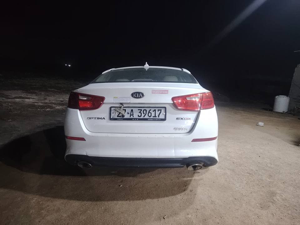 بيع مستعجل كيا اوبتيما موديل 2015 حره وارد امريكي فول مواصفات بيها بنيد وجاملغ وباب تبديل محرك كير مكينه حداده تخم تاير كفاله اسعر 117  مكان الناصريه الغراف ***********
