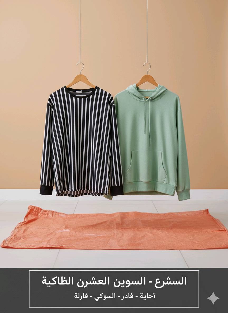 لدينا مجموعة من السترات والهوديات العصرية والمريحة مناسبة لجميع الأذواق. تتراوح الألوان بين الأسود، الأزرق، والبيج وغيرها، مما يجعلها خيارًا ممتازًا للارتداء اليومي أو المناسبات.