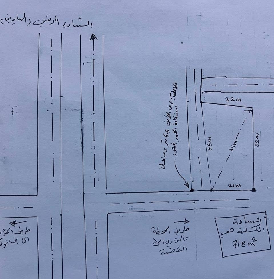 بسـم اللـه الرحمـن الرحيـم
ارض للبيـع ... ارض للبيـع
يوجـد قطعـه ارض ممـيزه للبيـع مسـاحه ( 718م )ركن على شارع تبليـط واصـل جميع الخدمات ماء وكـهرباء اسـواق مـدارس..القطعـه تـم تعديلـها وفرشـها بالجلمـود والسبيس
موقـع القطعـه بالسكنيـه
مدخل محطه الكهرباء موقعـها موضـح بالصـور والرسـم
للتواصـل (***********) وتساب

