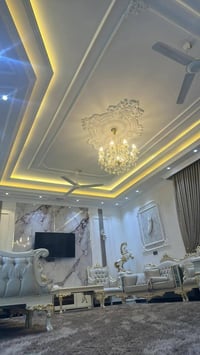 عمل كافة الديكورات والاصباغ والجبس بورد بانسب الأسعار  07831350380