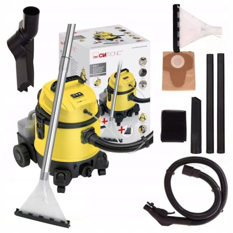 مكنسة كهربائية من نوع Clatronic BSS 1309 مصممة للتنظيف الجاف والرطب. 
القوة الكهربائية: 1200 واط.
سعة الحاوية: 20 لتر.
الوظائف: التنظيف الجاف، التنظيف الرطب، الشامبو (الغسيل)، والنفخ.
المميزات: أنبوب فولاذي مقاوم للصدأ، وحامل للملحقات.

المنتج حاصل على شهادة الجودة الاوربية.

سعر المنتج 165 الف دينار فقط.


**إذا كنت صاحب هذا الإعلان وتريد حذفه لأي سبب، رجاءا أرسل رسالة إلى الدعم الفني**