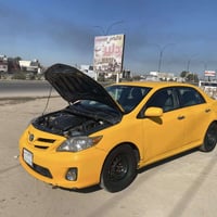 كورلا 2012 • رقم كركوك • ضرر غطا وصندوق