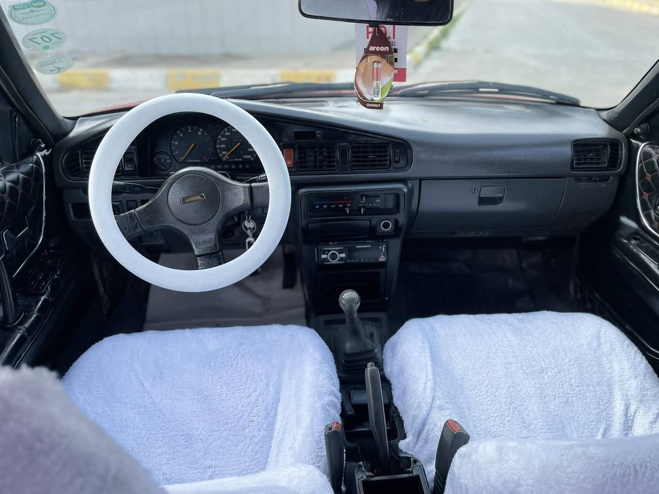 ماشاءالله تبارك الله
***********
مازدا 626 
موديل ١٩٩١
٨ به خخ
سنوي جديد
رقم جديد سليمانييه
هزه جديد
شرط تحويل وكاله نفس يوم
٤ جام كهرباء
سياره ماشاءالله نصيف
تاخم تايرات جديد
كير محرك كهرباي بشرط
‏ abs __
سوكان باور 
كلير عام للجمالييه
***********
مكاني كركوك
