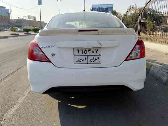 نيسان سني هندي بليته زركه موديل ٢٠٢١ رقم اربيل بيهه الجاملغ الأمامي ربع منه بارد والجاملغ الخلفي الأطار بيه بارد وبيهه دحجات موضحه بالصوره مكفوله من الصبغ والمعجون السعر ١٠٥ مكاني بغداد الحريه ***********
