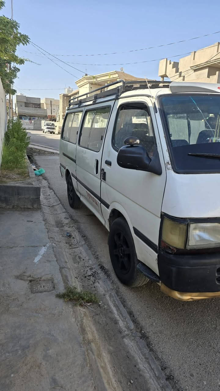 هايسه موديل 1994
سنويه ساقطه قبل سنه راعيها موجود قريب 
14راكب 
محرك بطه 2ونص مكفول حته من صرف البانزين بشرط 
بيها هاي ضربه مسويها ما صابغها كدام العين 
السعر 43 وبيها مجال 
اذا مايعجبك لا تعبني ولا اتعبك يرحم اهلك تحب تسال اخليك ع راسي مايعجبك عيوني الك تكدر تعبر المنشور


**إذا كنت صاحب هذا الإعلان وتريد حذفه لأي سبب، رجاءا أرسل رسالة إلى الدعم الفني**